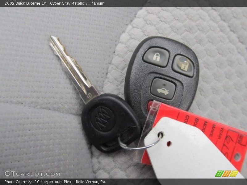 Cyber Gray Metallic / Titanium 2009 Buick Lucerne CX