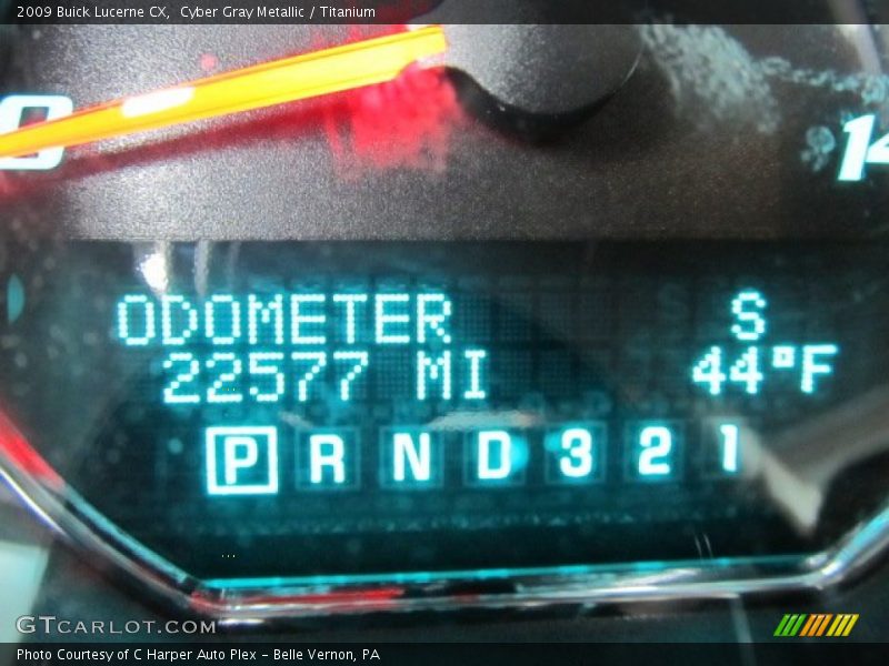 Cyber Gray Metallic / Titanium 2009 Buick Lucerne CX