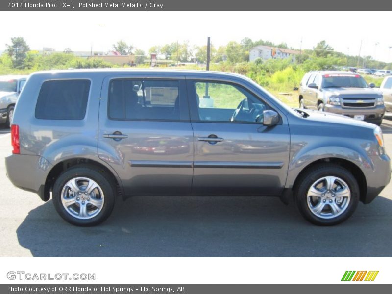 Polished Metal Metallic / Gray 2012 Honda Pilot EX-L