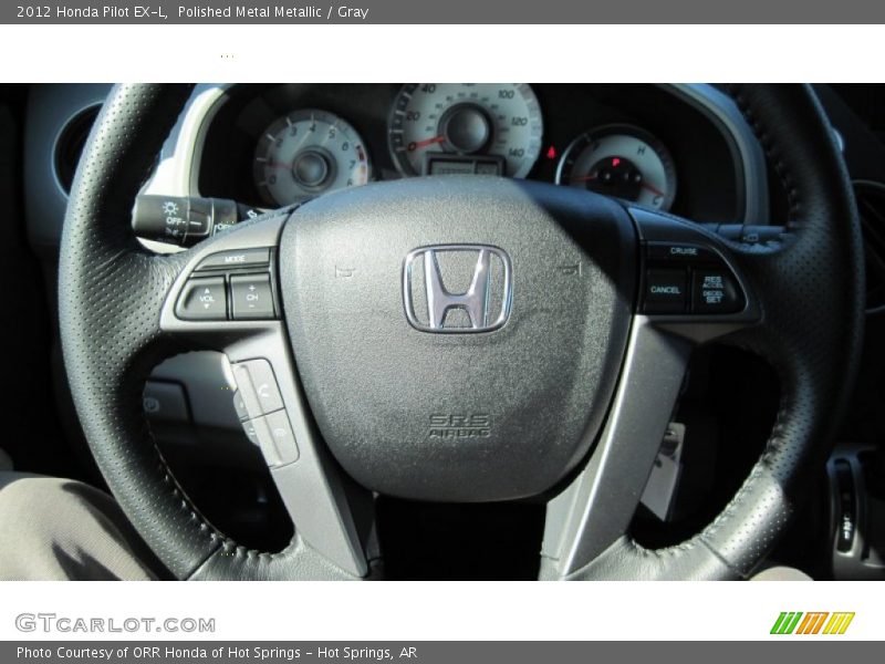 Polished Metal Metallic / Gray 2012 Honda Pilot EX-L