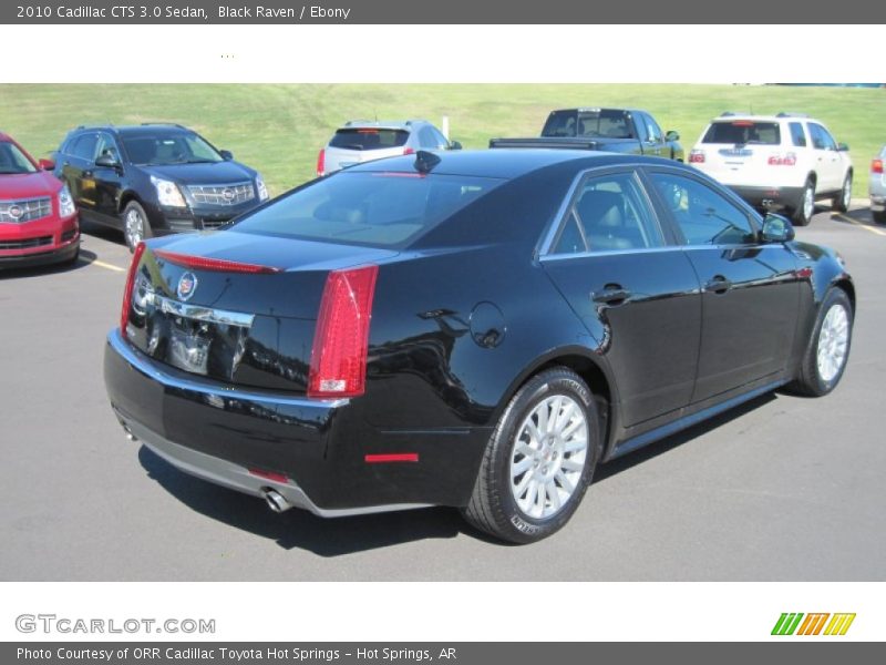 Black Raven / Ebony 2010 Cadillac CTS 3.0 Sedan