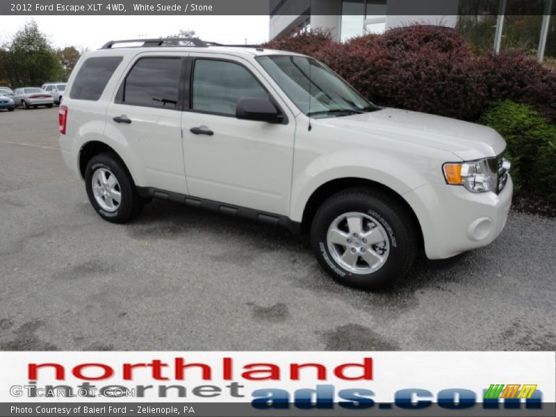 White Suede / Stone 2012 Ford Escape XLT 4WD