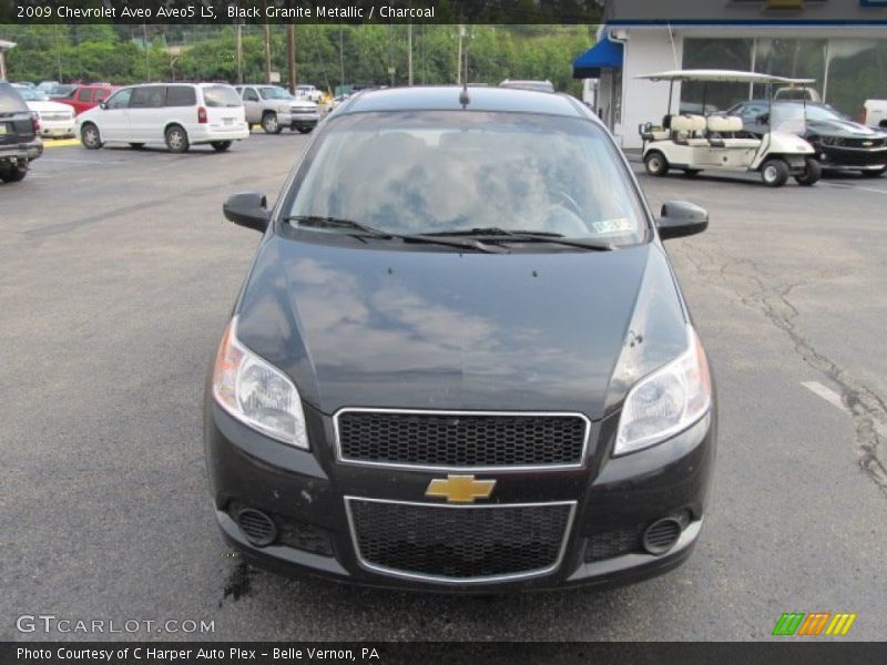 Black Granite Metallic / Charcoal 2009 Chevrolet Aveo Aveo5 LS