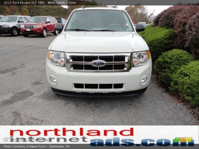 White Suede / Stone 2012 Ford Escape XLT 4WD