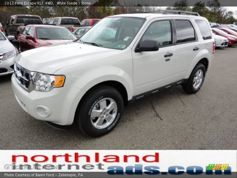 White Suede / Stone 2012 Ford Escape XLT 4WD