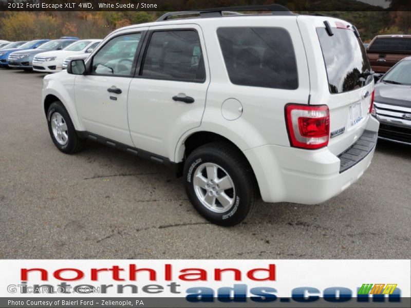 White Suede / Stone 2012 Ford Escape XLT 4WD