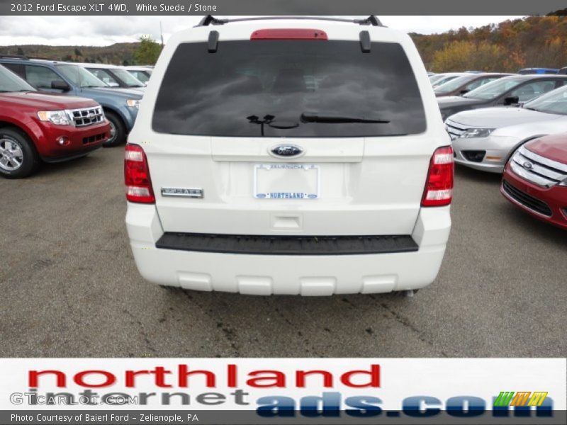 White Suede / Stone 2012 Ford Escape XLT 4WD