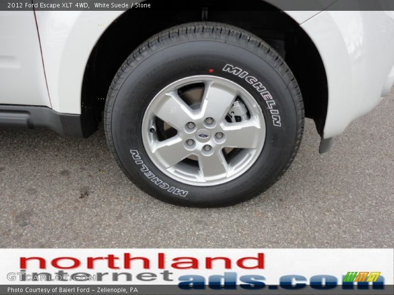 White Suede / Stone 2012 Ford Escape XLT 4WD