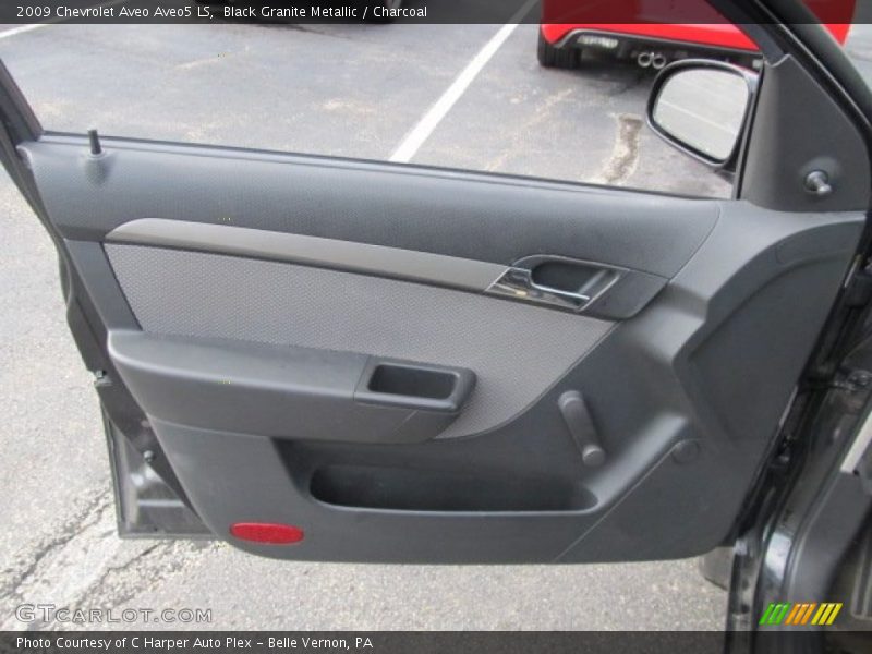 Black Granite Metallic / Charcoal 2009 Chevrolet Aveo Aveo5 LS