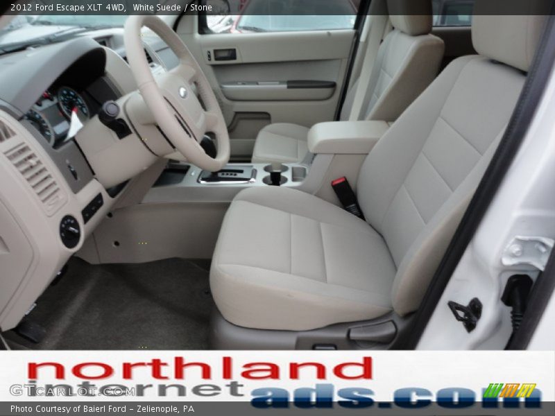 White Suede / Stone 2012 Ford Escape XLT 4WD