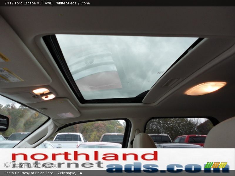 White Suede / Stone 2012 Ford Escape XLT 4WD