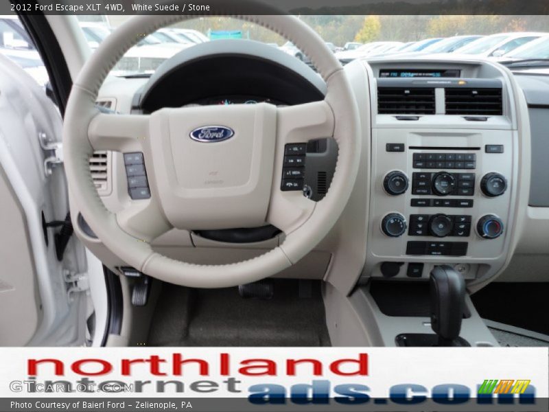 White Suede / Stone 2012 Ford Escape XLT 4WD