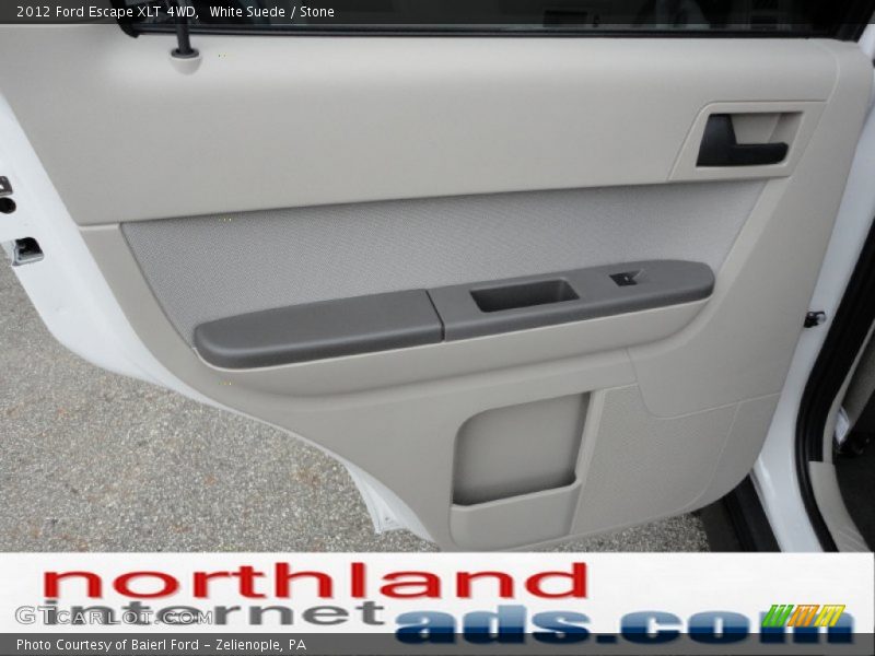 White Suede / Stone 2012 Ford Escape XLT 4WD