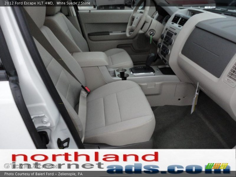White Suede / Stone 2012 Ford Escape XLT 4WD