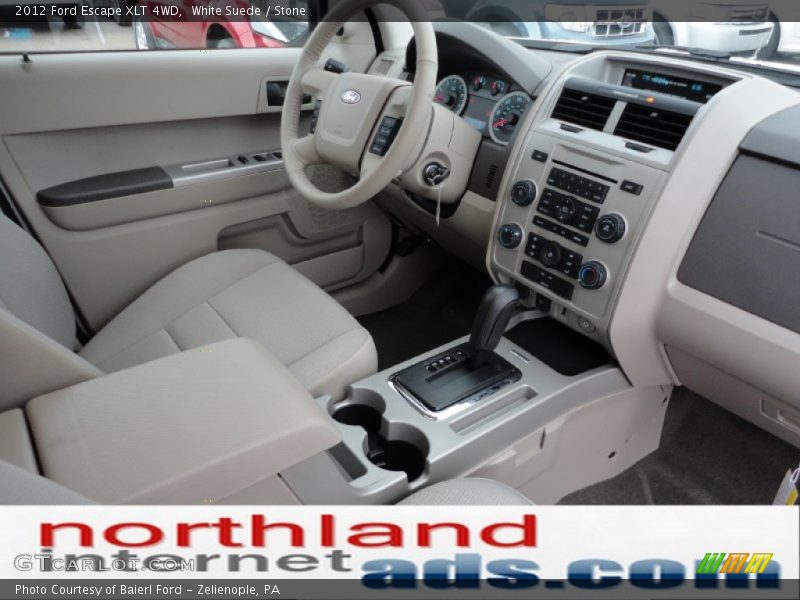 White Suede / Stone 2012 Ford Escape XLT 4WD