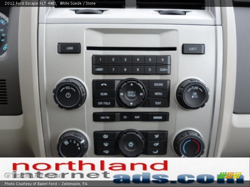 White Suede / Stone 2012 Ford Escape XLT 4WD