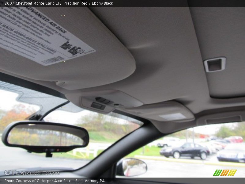 Precision Red / Ebony Black 2007 Chevrolet Monte Carlo LT