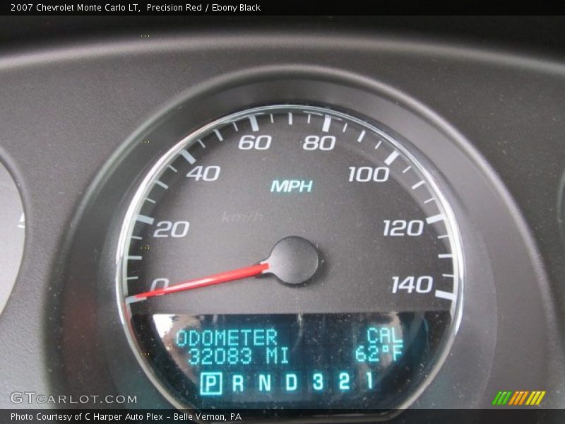 Precision Red / Ebony Black 2007 Chevrolet Monte Carlo LT