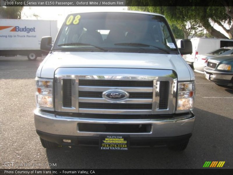Oxford White / Medium Flint 2008 Ford E Series Van E150 Passenger