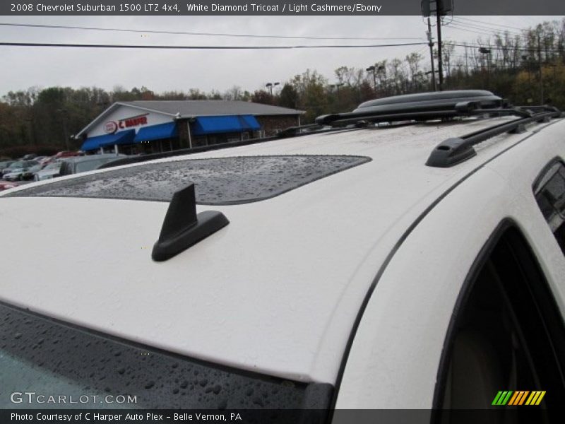 White Diamond Tricoat / Light Cashmere/Ebony 2008 Chevrolet Suburban 1500 LTZ 4x4
