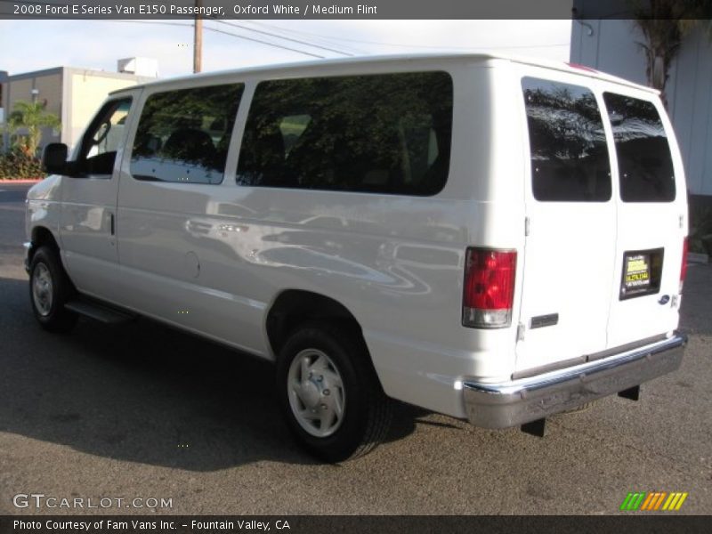 Oxford White / Medium Flint 2008 Ford E Series Van E150 Passenger