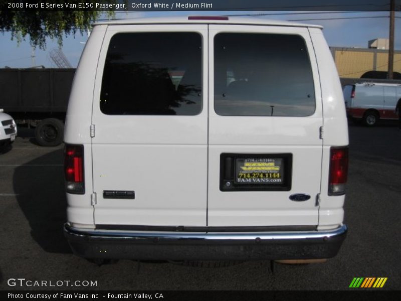 Oxford White / Medium Flint 2008 Ford E Series Van E150 Passenger
