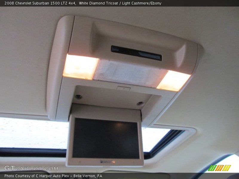 White Diamond Tricoat / Light Cashmere/Ebony 2008 Chevrolet Suburban 1500 LTZ 4x4