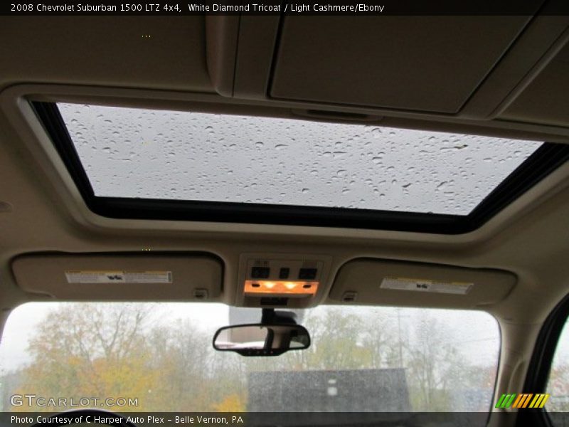 White Diamond Tricoat / Light Cashmere/Ebony 2008 Chevrolet Suburban 1500 LTZ 4x4