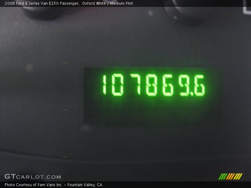 Oxford White / Medium Flint 2008 Ford E Series Van E150 Passenger