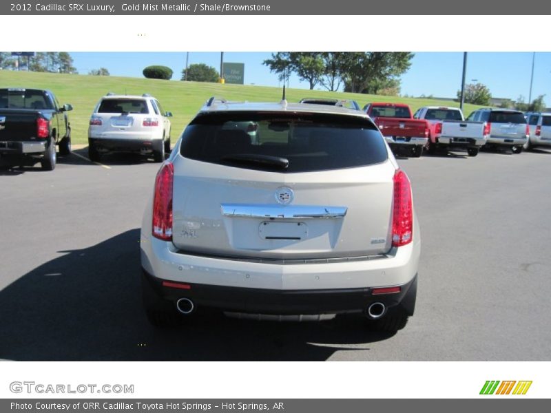 Gold Mist Metallic / Shale/Brownstone 2012 Cadillac SRX Luxury