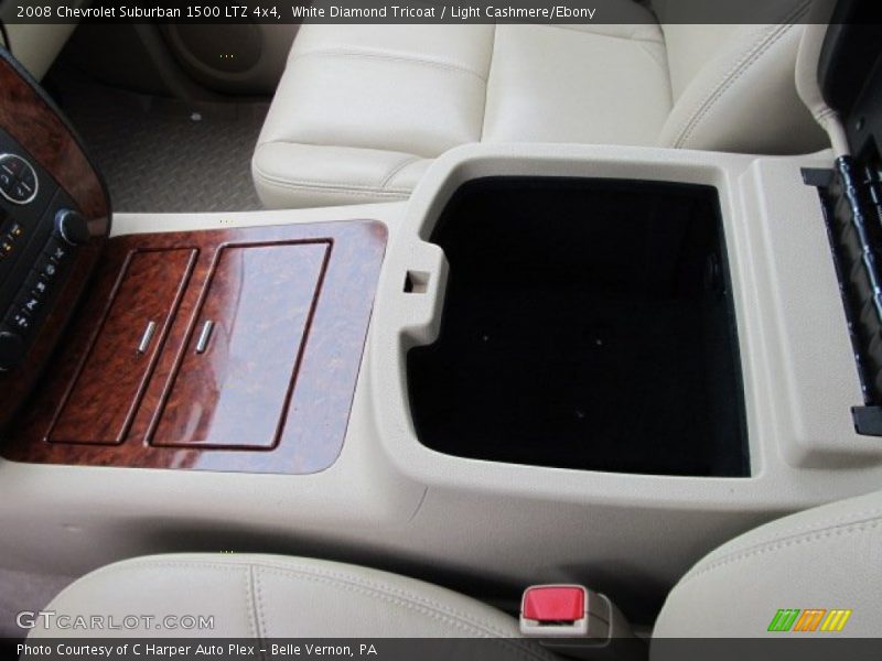 White Diamond Tricoat / Light Cashmere/Ebony 2008 Chevrolet Suburban 1500 LTZ 4x4