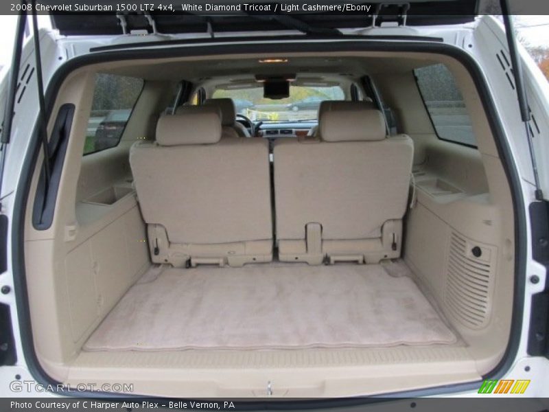 White Diamond Tricoat / Light Cashmere/Ebony 2008 Chevrolet Suburban 1500 LTZ 4x4