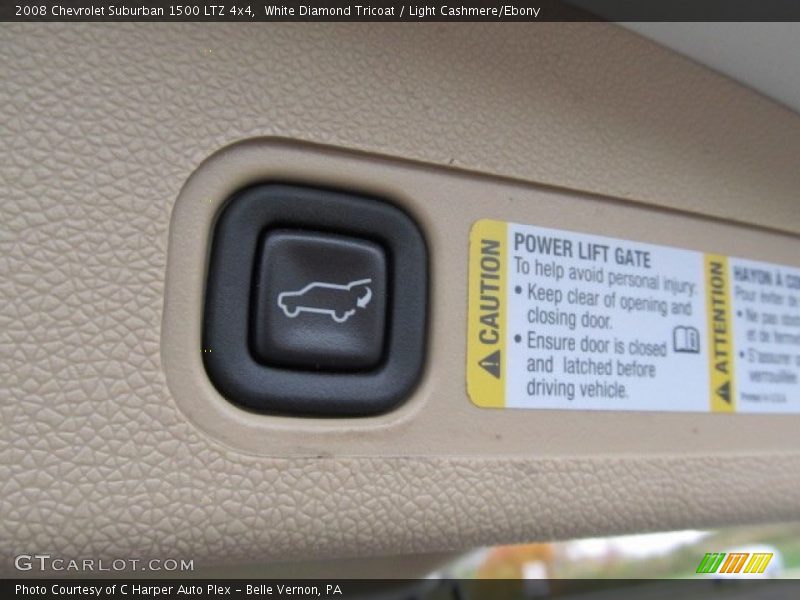 White Diamond Tricoat / Light Cashmere/Ebony 2008 Chevrolet Suburban 1500 LTZ 4x4