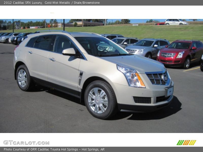 Gold Mist Metallic / Shale/Brownstone 2012 Cadillac SRX Luxury