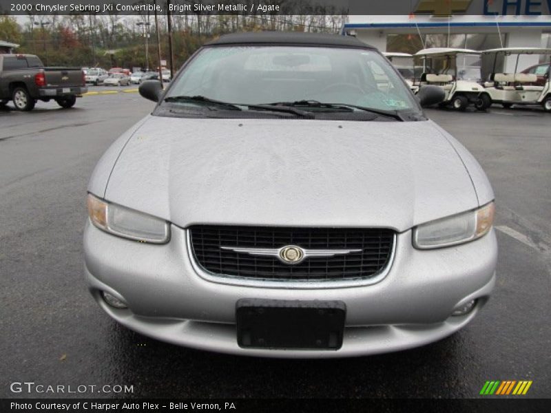 Bright Silver Metallic / Agate 2000 Chrysler Sebring JXi Convertible
