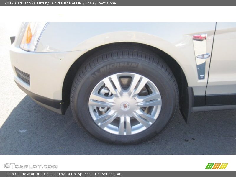 Gold Mist Metallic / Shale/Brownstone 2012 Cadillac SRX Luxury