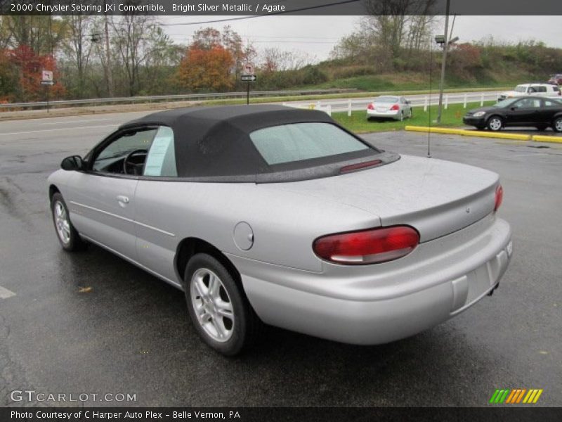 Bright Silver Metallic / Agate 2000 Chrysler Sebring JXi Convertible