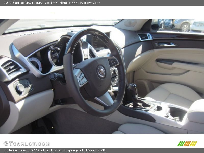 Gold Mist Metallic / Shale/Brownstone 2012 Cadillac SRX Luxury
