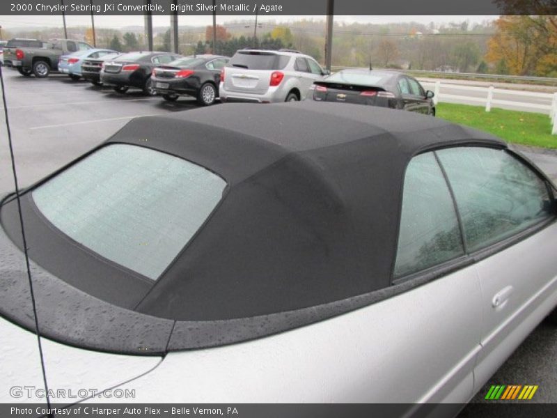 Bright Silver Metallic / Agate 2000 Chrysler Sebring JXi Convertible