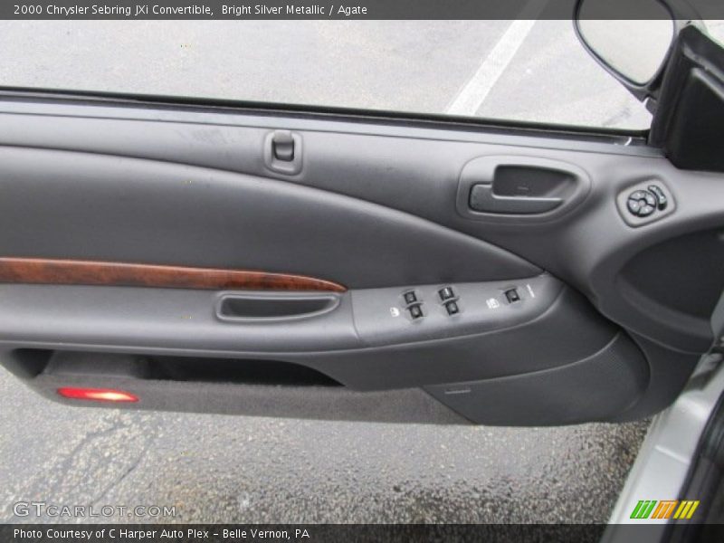 Bright Silver Metallic / Agate 2000 Chrysler Sebring JXi Convertible