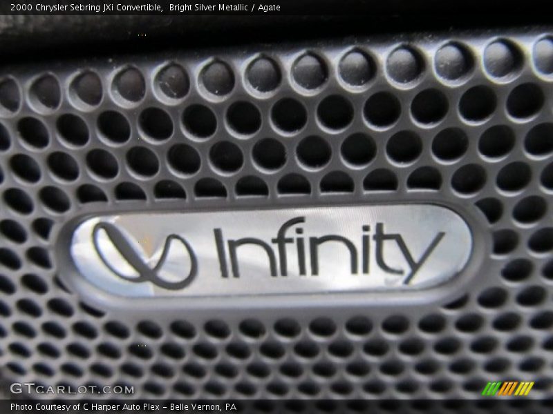 Bright Silver Metallic / Agate 2000 Chrysler Sebring JXi Convertible