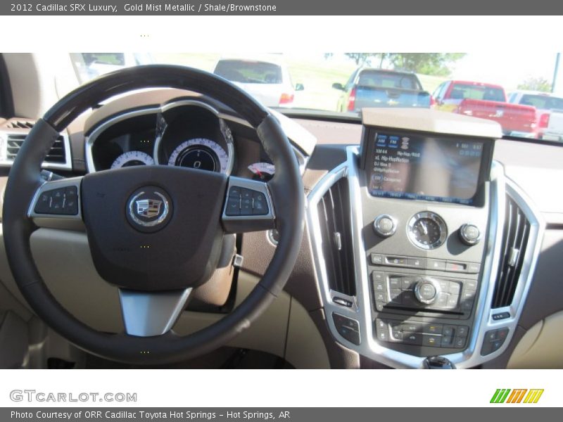 Gold Mist Metallic / Shale/Brownstone 2012 Cadillac SRX Luxury