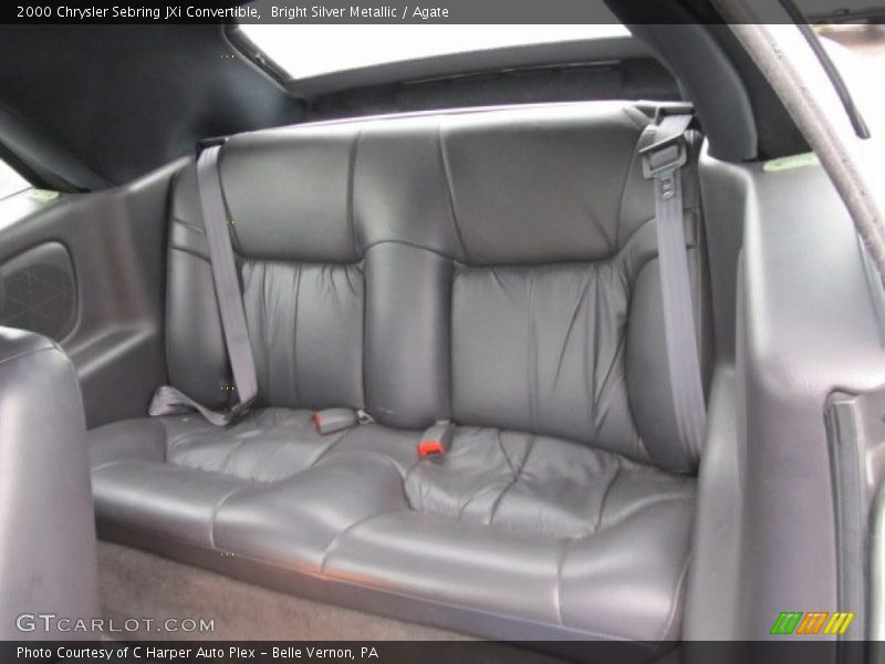 Bright Silver Metallic / Agate 2000 Chrysler Sebring JXi Convertible