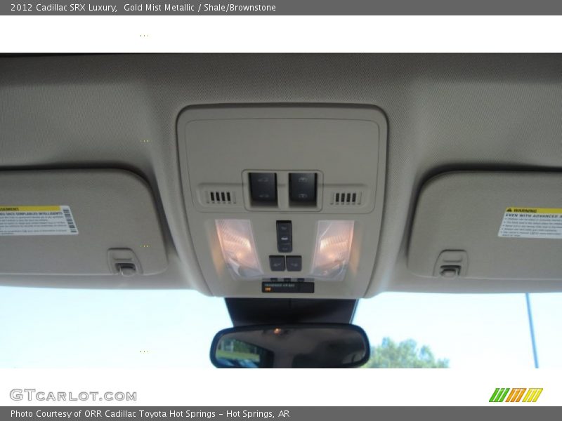 Gold Mist Metallic / Shale/Brownstone 2012 Cadillac SRX Luxury