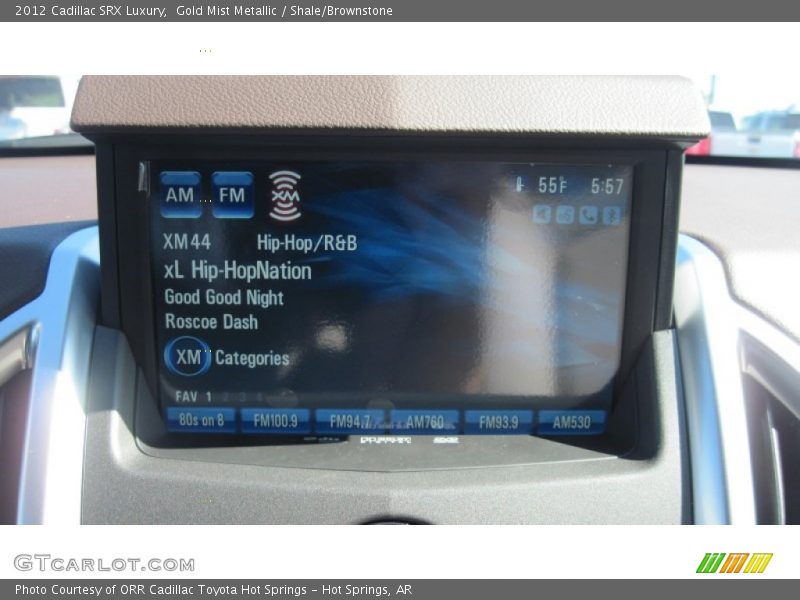 Gold Mist Metallic / Shale/Brownstone 2012 Cadillac SRX Luxury