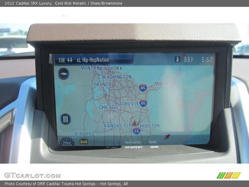 Gold Mist Metallic / Shale/Brownstone 2012 Cadillac SRX Luxury