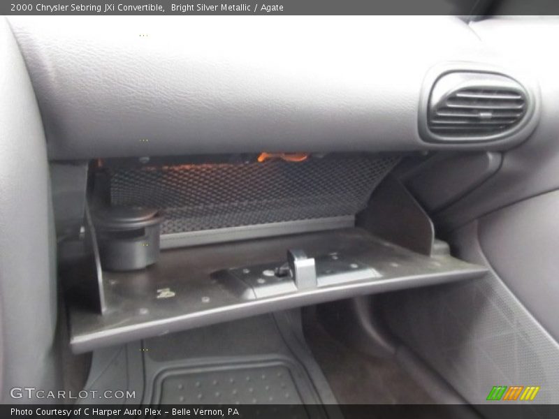 Bright Silver Metallic / Agate 2000 Chrysler Sebring JXi Convertible