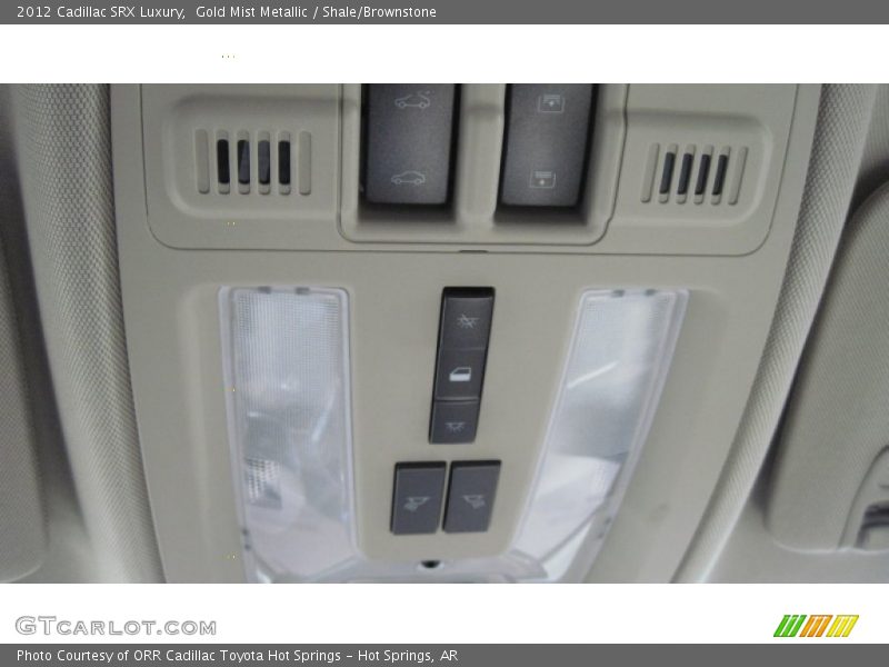 Gold Mist Metallic / Shale/Brownstone 2012 Cadillac SRX Luxury