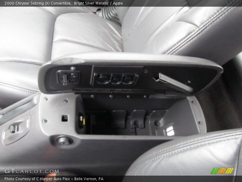 Bright Silver Metallic / Agate 2000 Chrysler Sebring JXi Convertible
