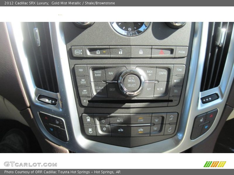 Gold Mist Metallic / Shale/Brownstone 2012 Cadillac SRX Luxury